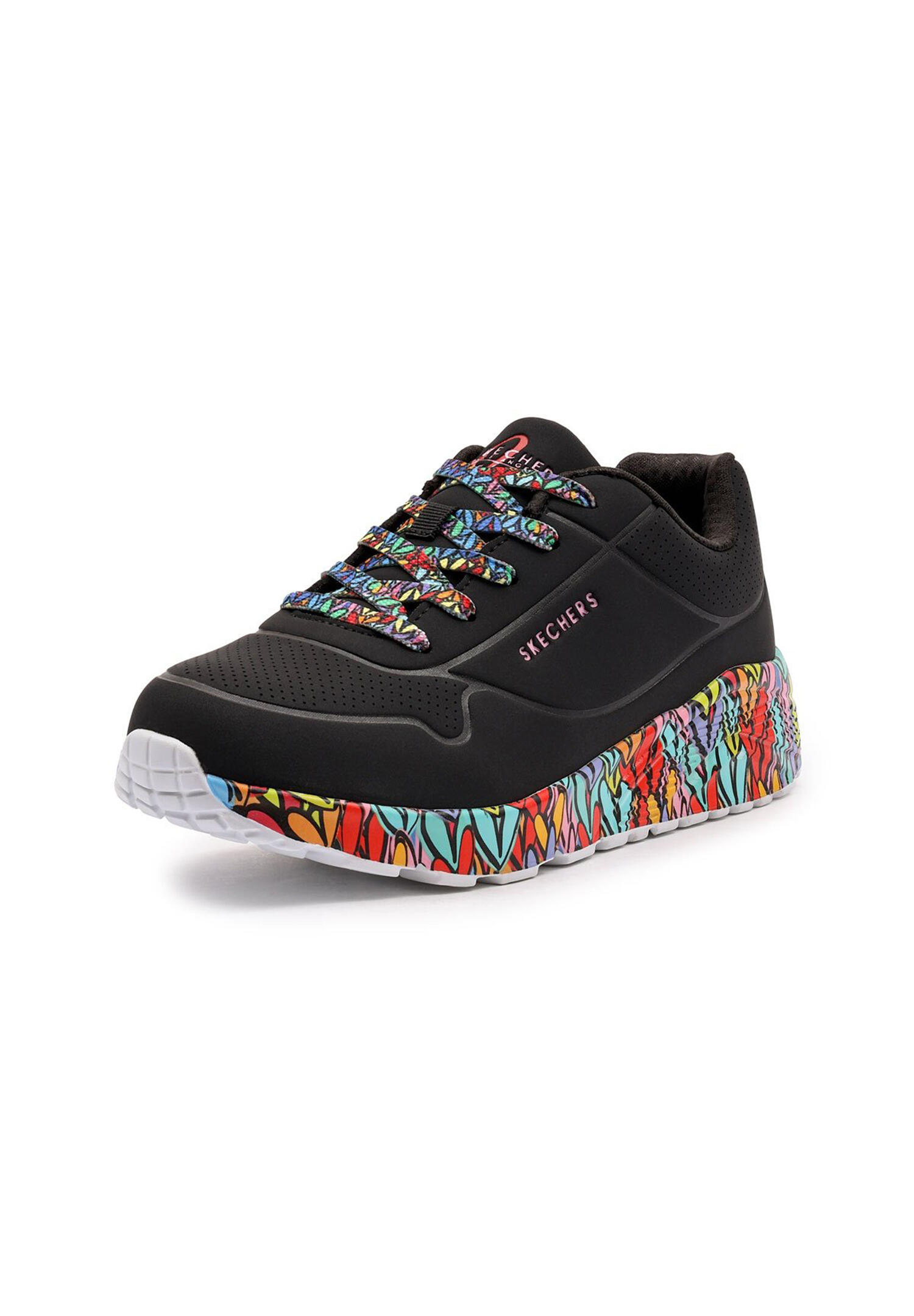 Baskets Garçon Baskets Skechers 314088L Noir Noir Skechers