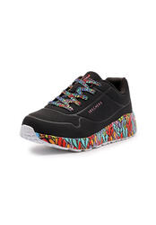 Baskets Skechers Modèle Uno Litesubtle Love Couleur Noir