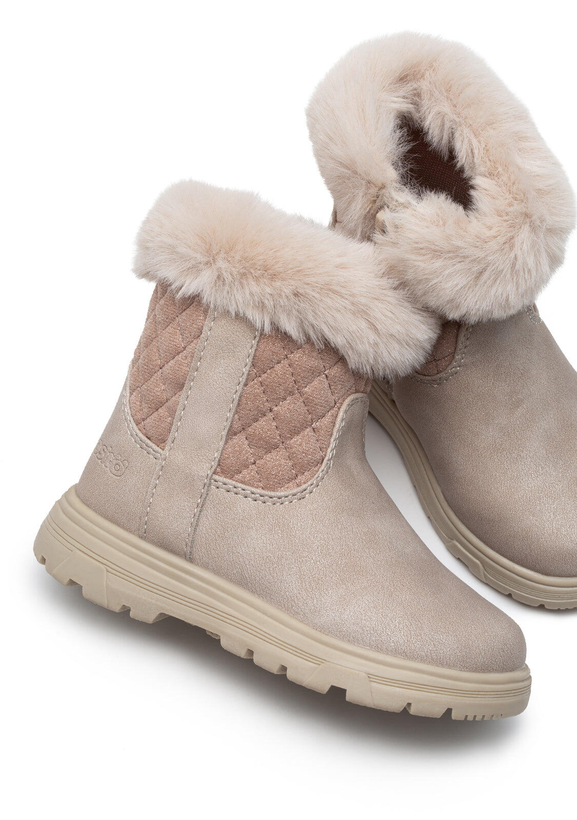 Botas Bebés Forro Pelo Cierre Cremallera 3/3