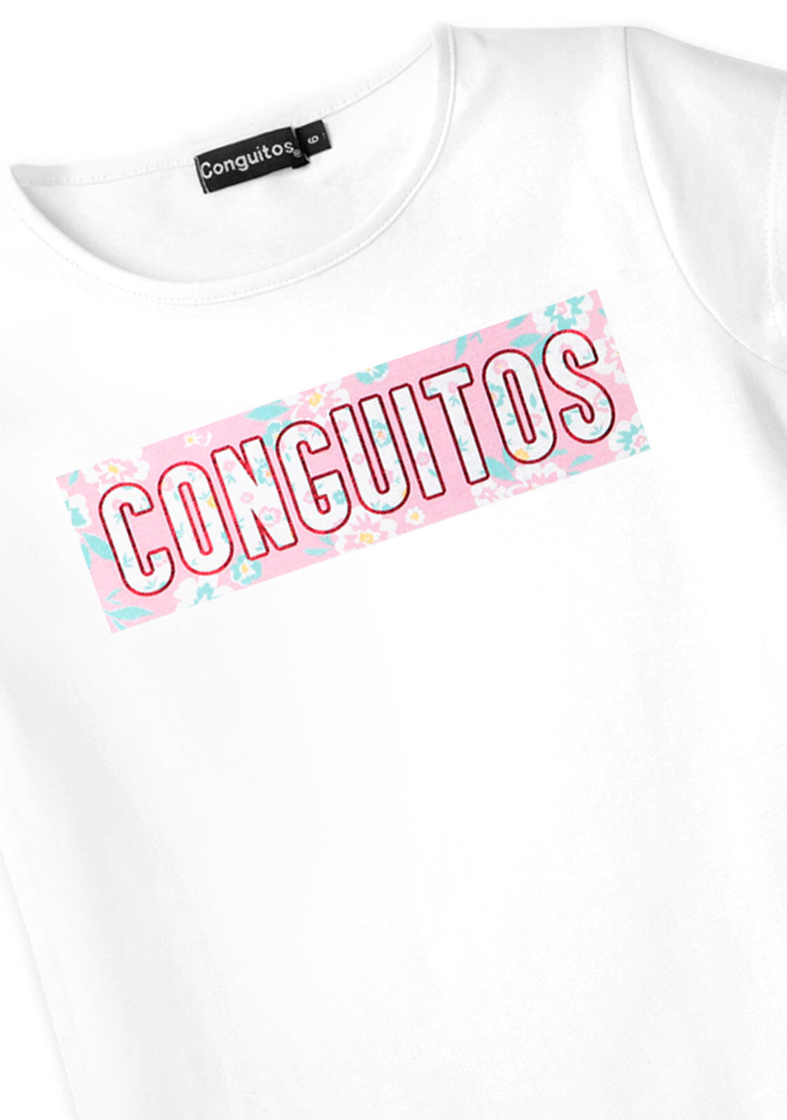 Camiseta Flores Blanco 2/5