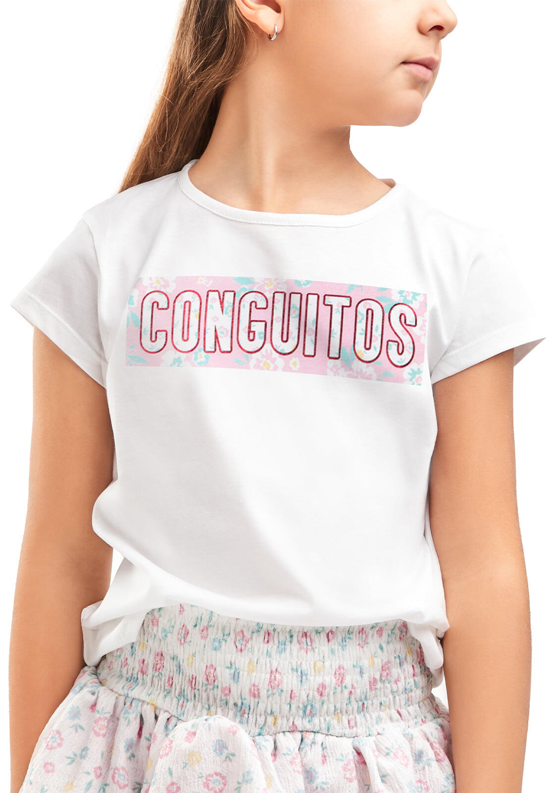 Camiseta Flores Blanco 5/5
