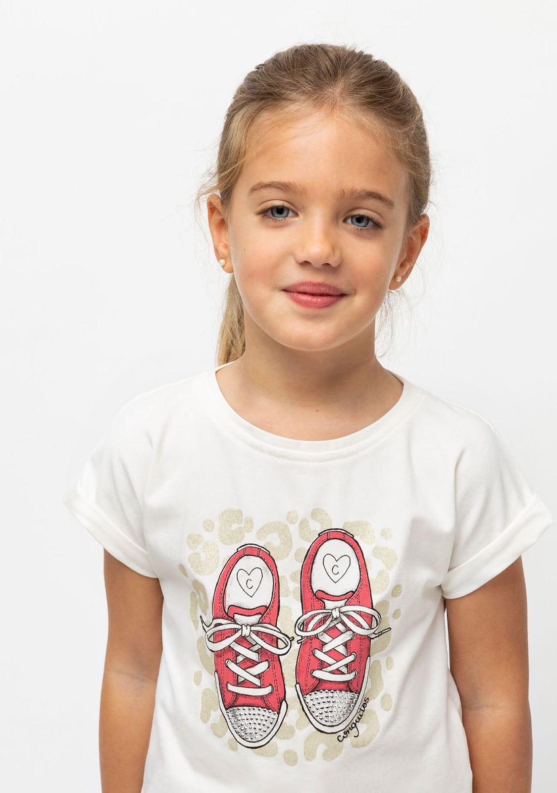 Camiseta de Niña Zapatillas Conguitos 3/4