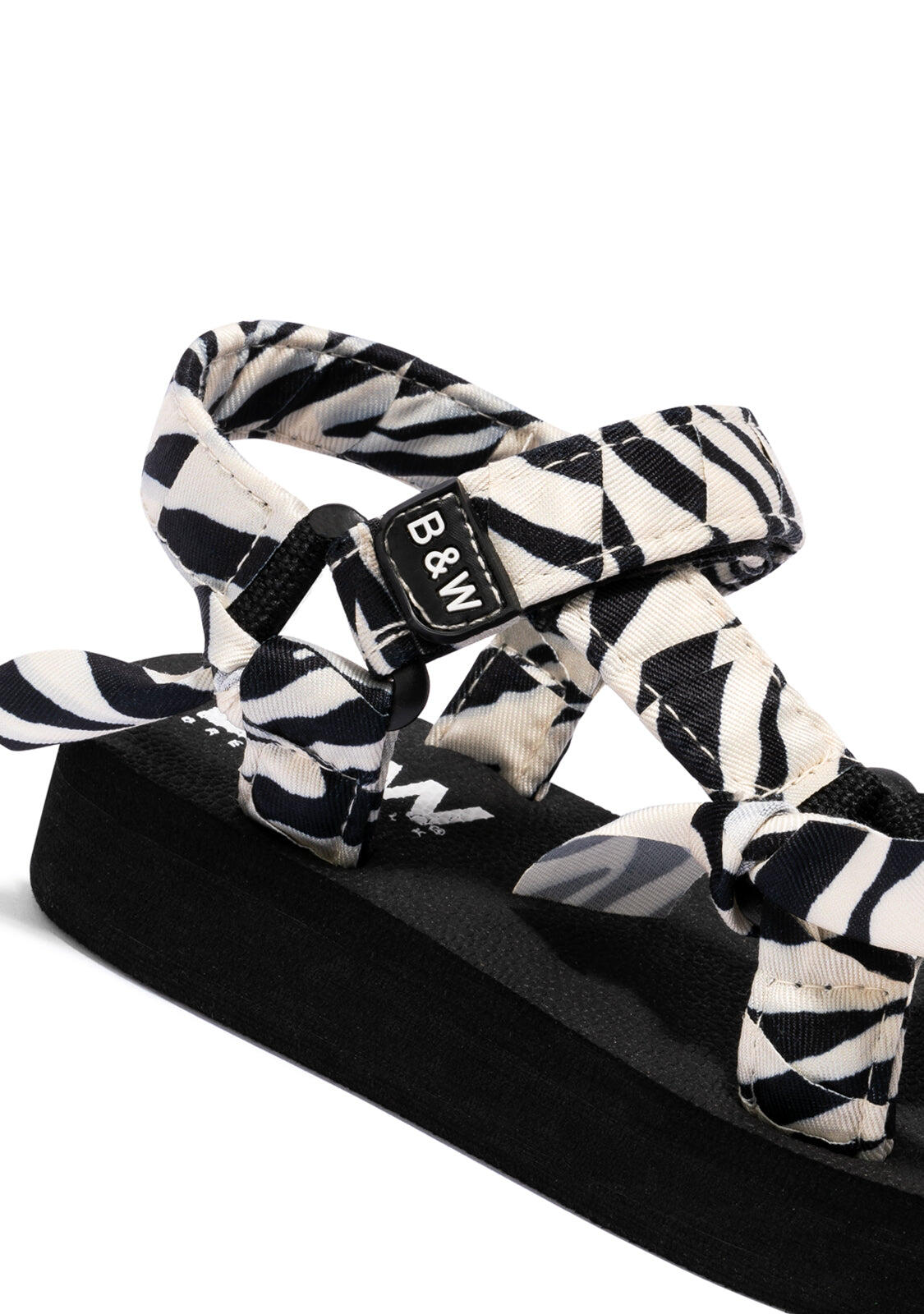 Sandalias Conguitos Zebra  B&W 3/3