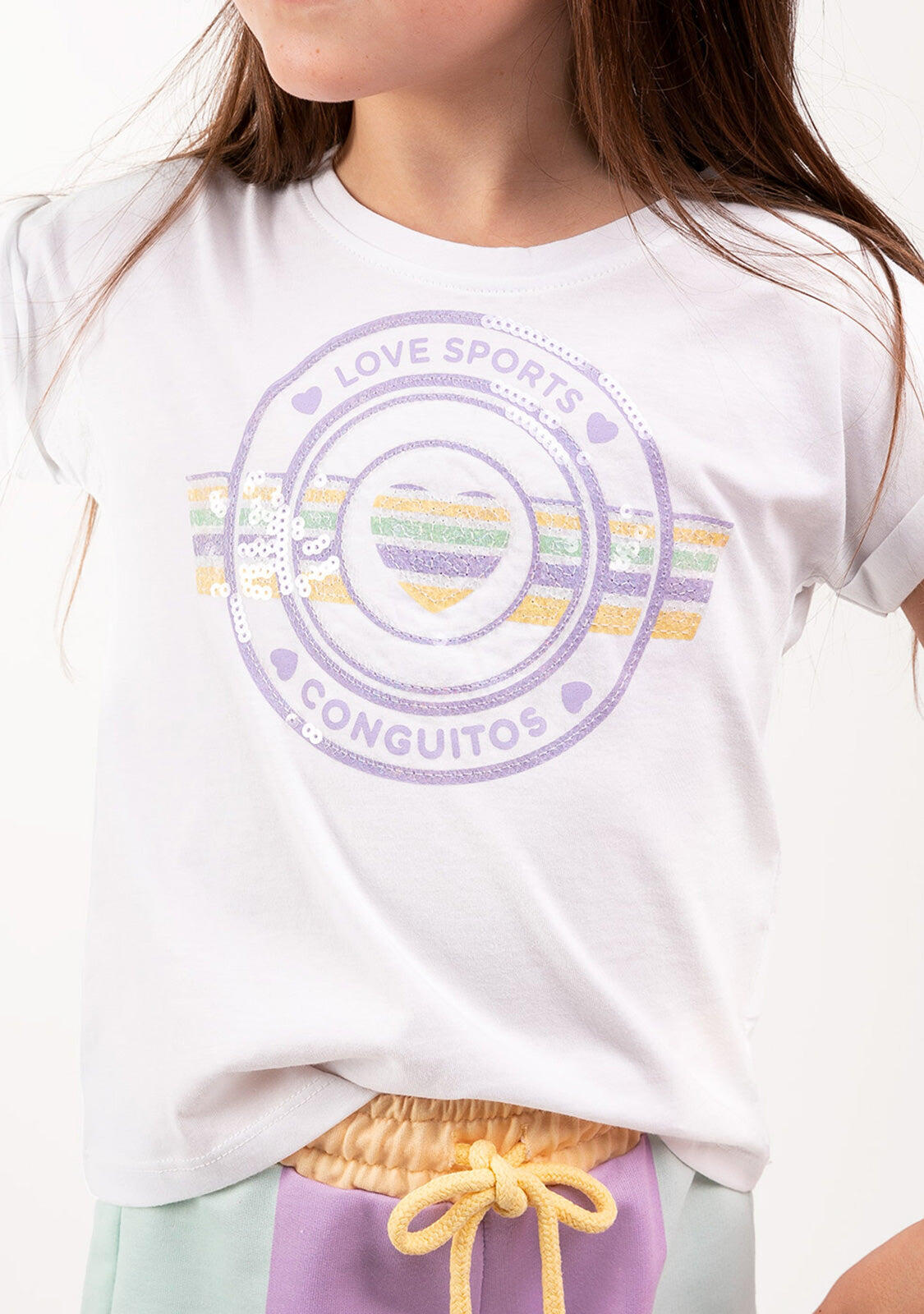 Camiseta De Niña Lentejuelas 4/4