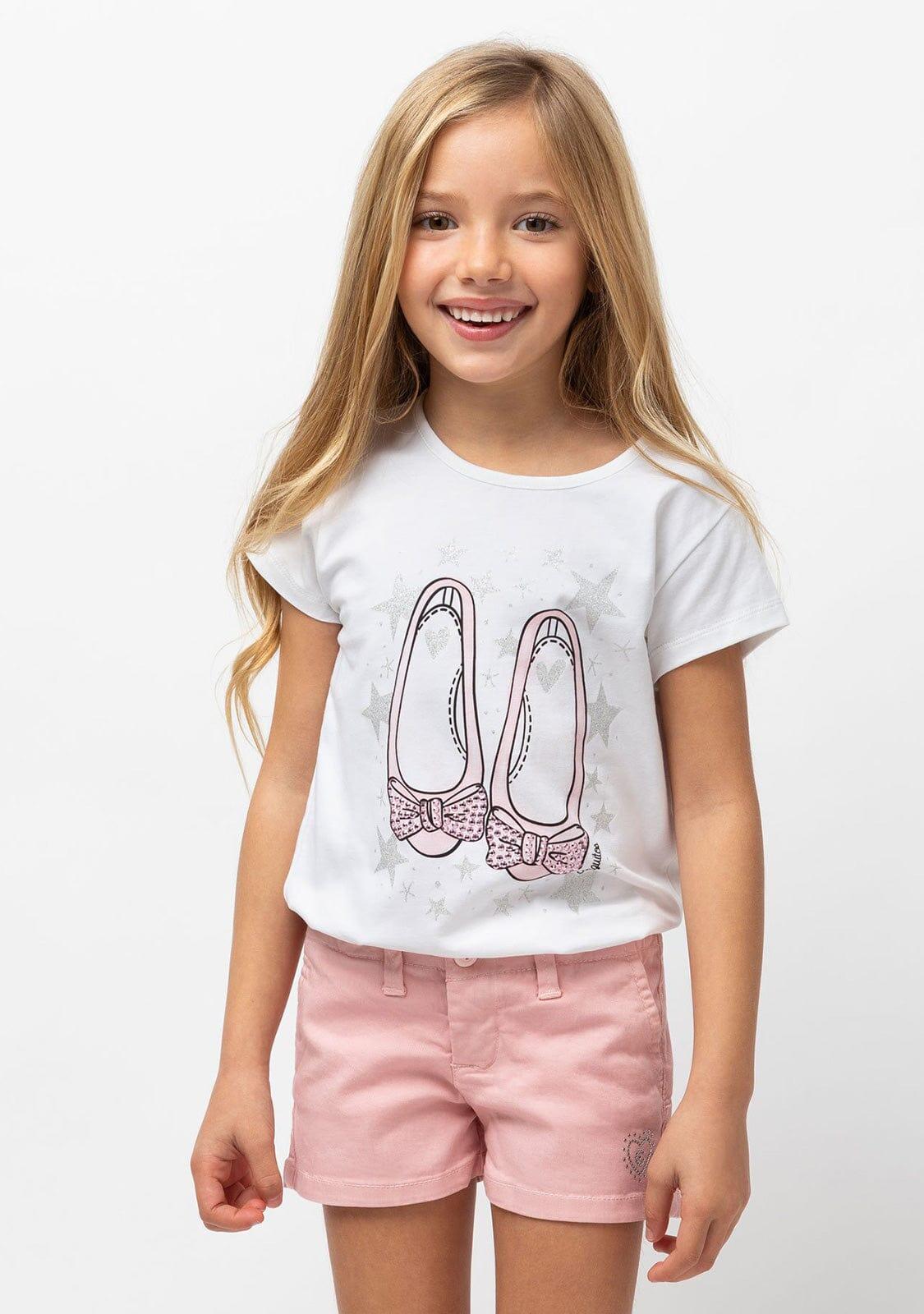 Camiseta de Niña Bailarinas Rosa 2/5