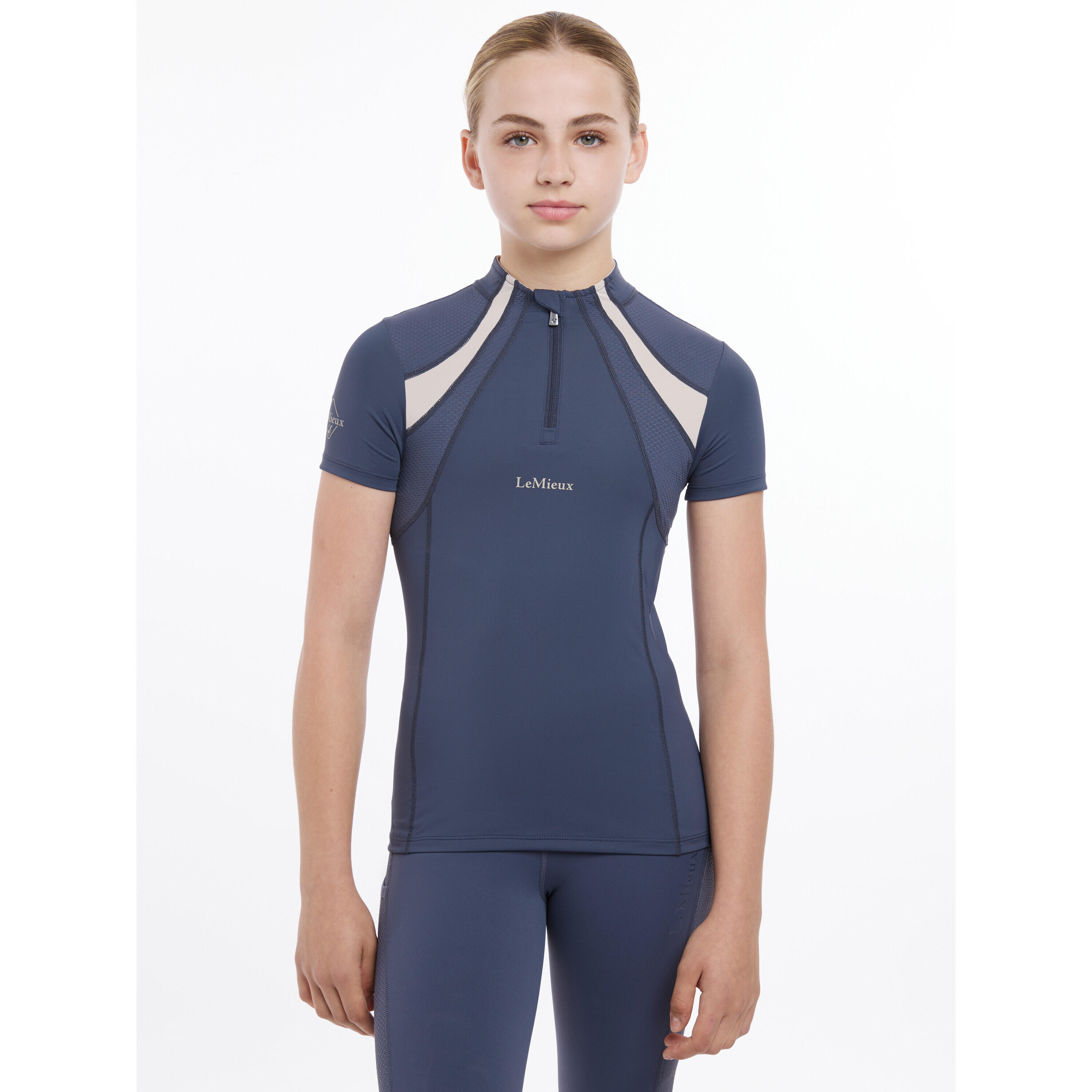 Kinderen rijshirt in mesh LeMieux Mia 2/4