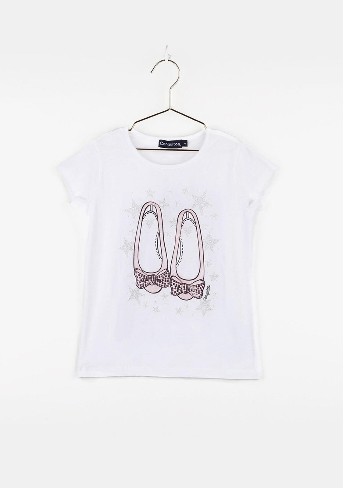 Camiseta de Niña Bailarinas Rosa 4/5