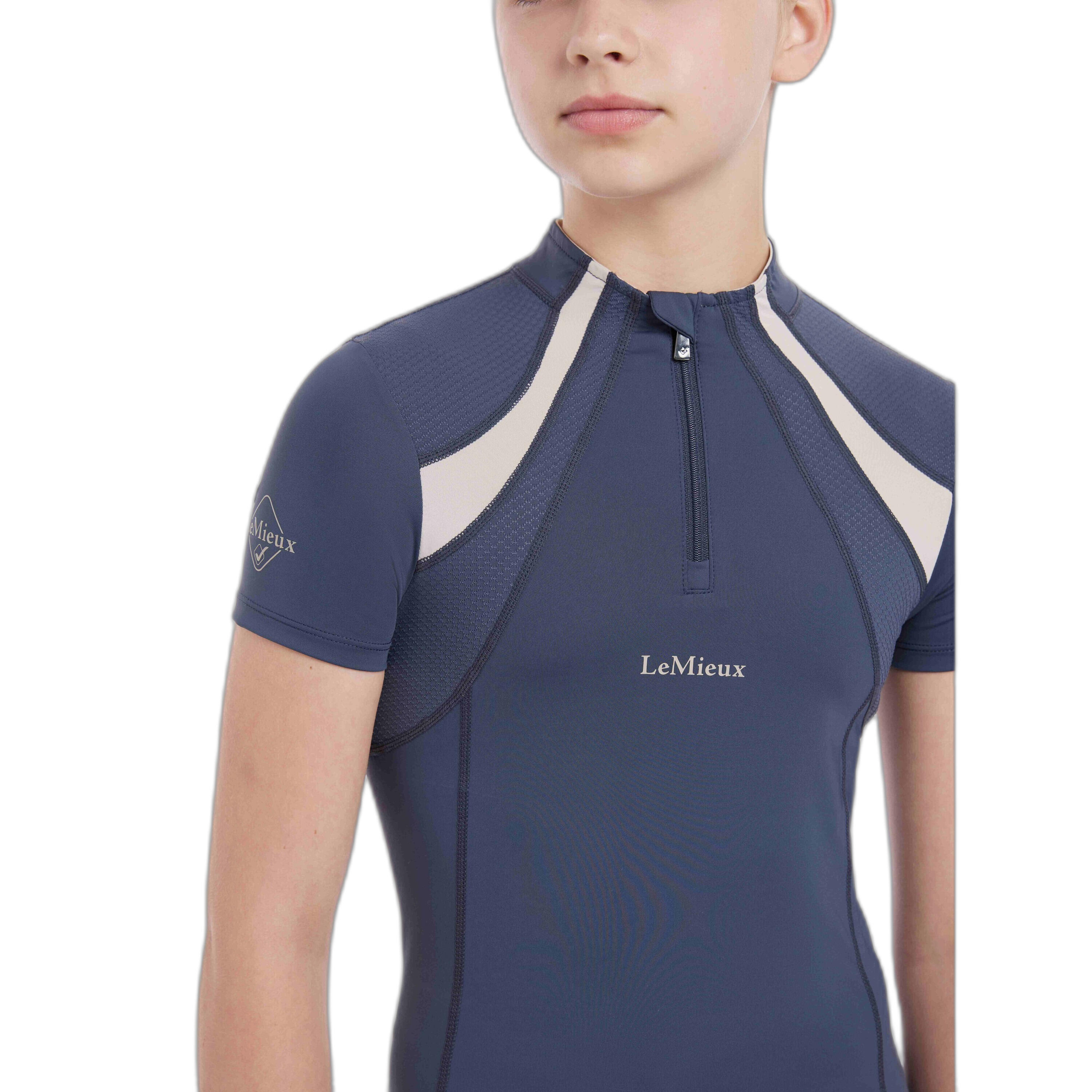 Kinderen rijshirt in mesh LeMieux Mia 4/4