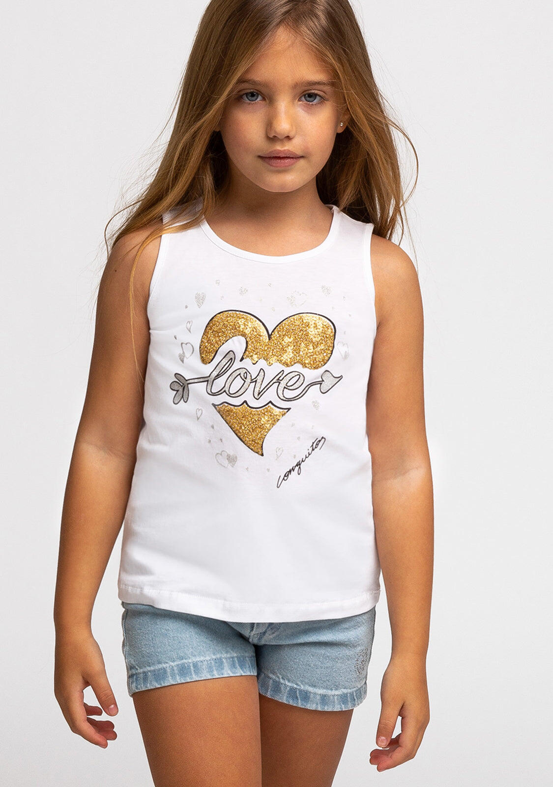 Camiseta de Niña Corazón Oro 3/3
