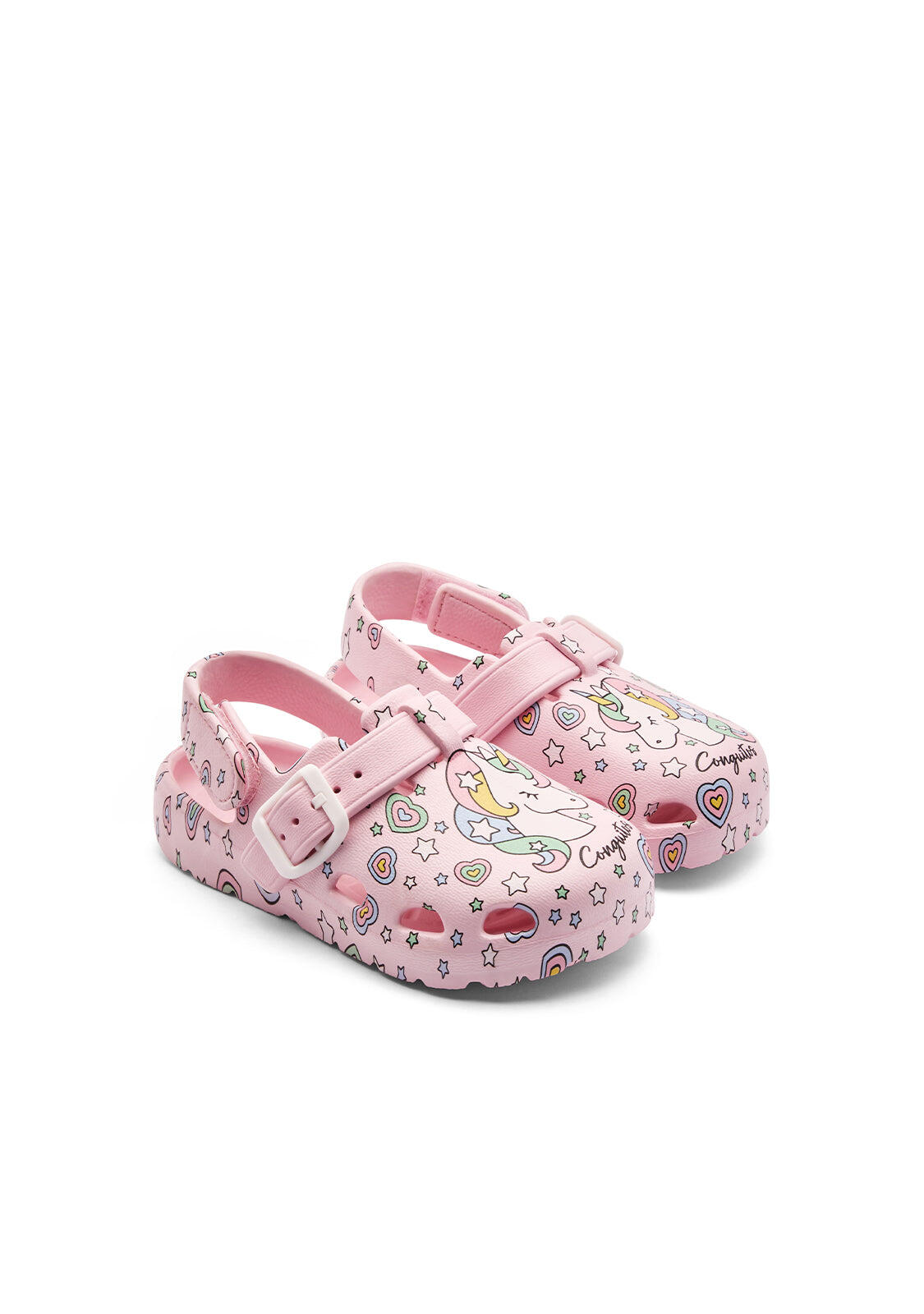 Sandalias Conguitos Zueco Fantasía Unicornio 2/3