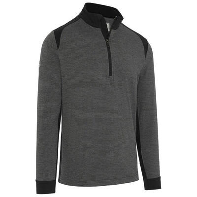 Callaway soft touch blocked 1/4 zip pullover donkergrijs heren