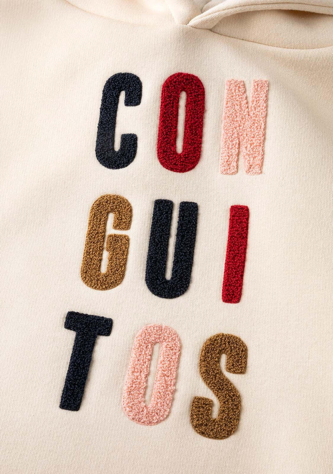 Sudadera de Niña Conguitos Beige 4/4