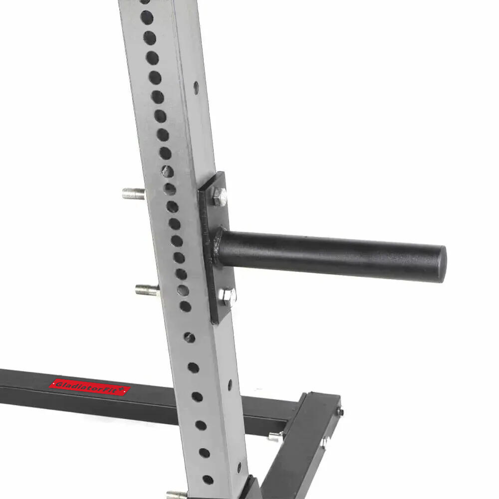 Station rack / cage à squat musculation pro en acier GladiatorFit 2/2