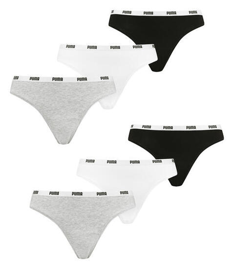 Slip weich elastisch Damen - 6er Pack Iconic Strings