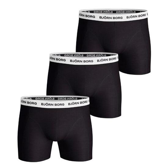 Boxershort Herren 3er Pack Figurbetont-Cotton Stretch Boxer Trunks 3P
