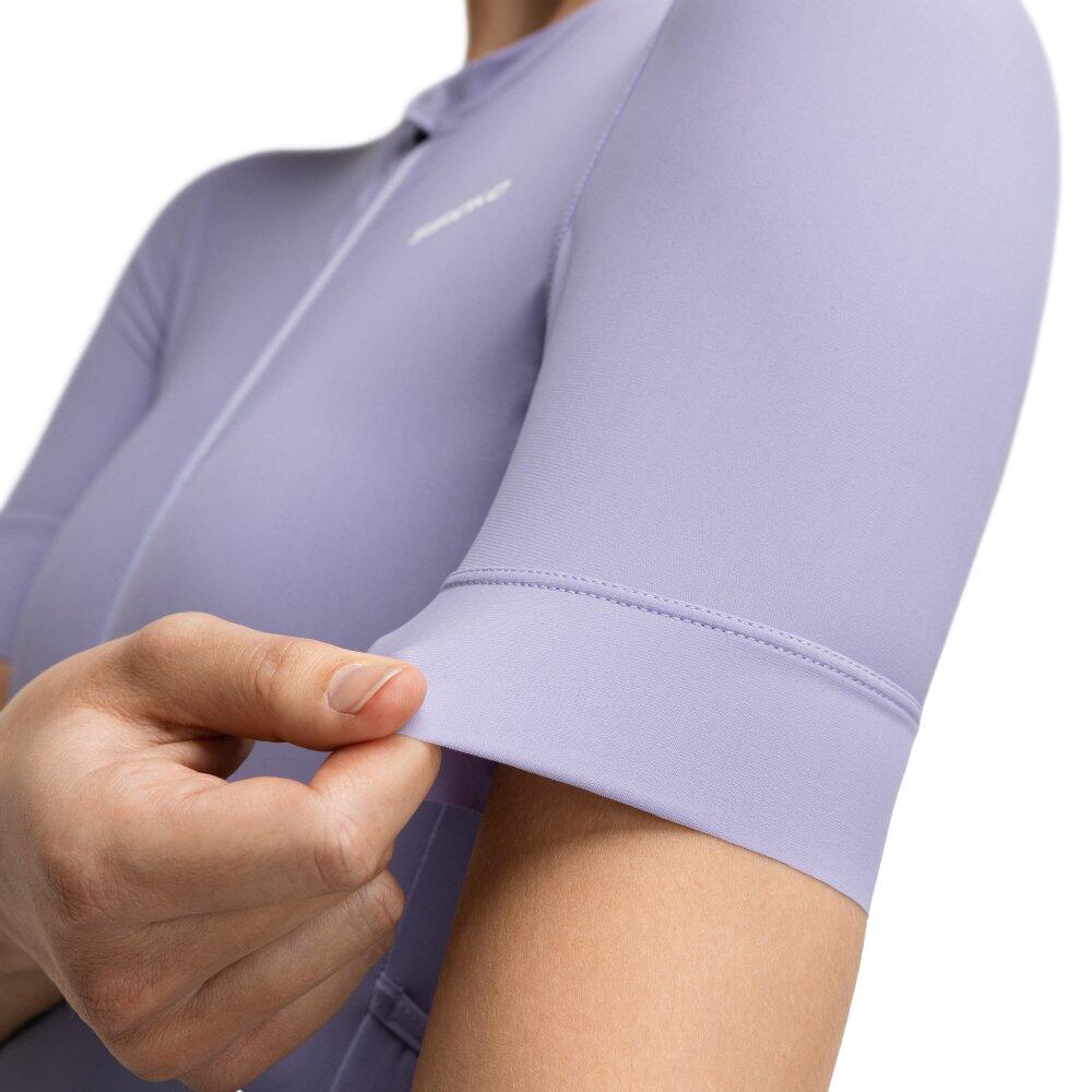 Women Cycling 's short sleeve gravel jersey GM2 Andina Purple 4/8