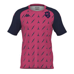 Maillot d'entrainement Stade Français Paris Kappa Telese pour adulte Rose