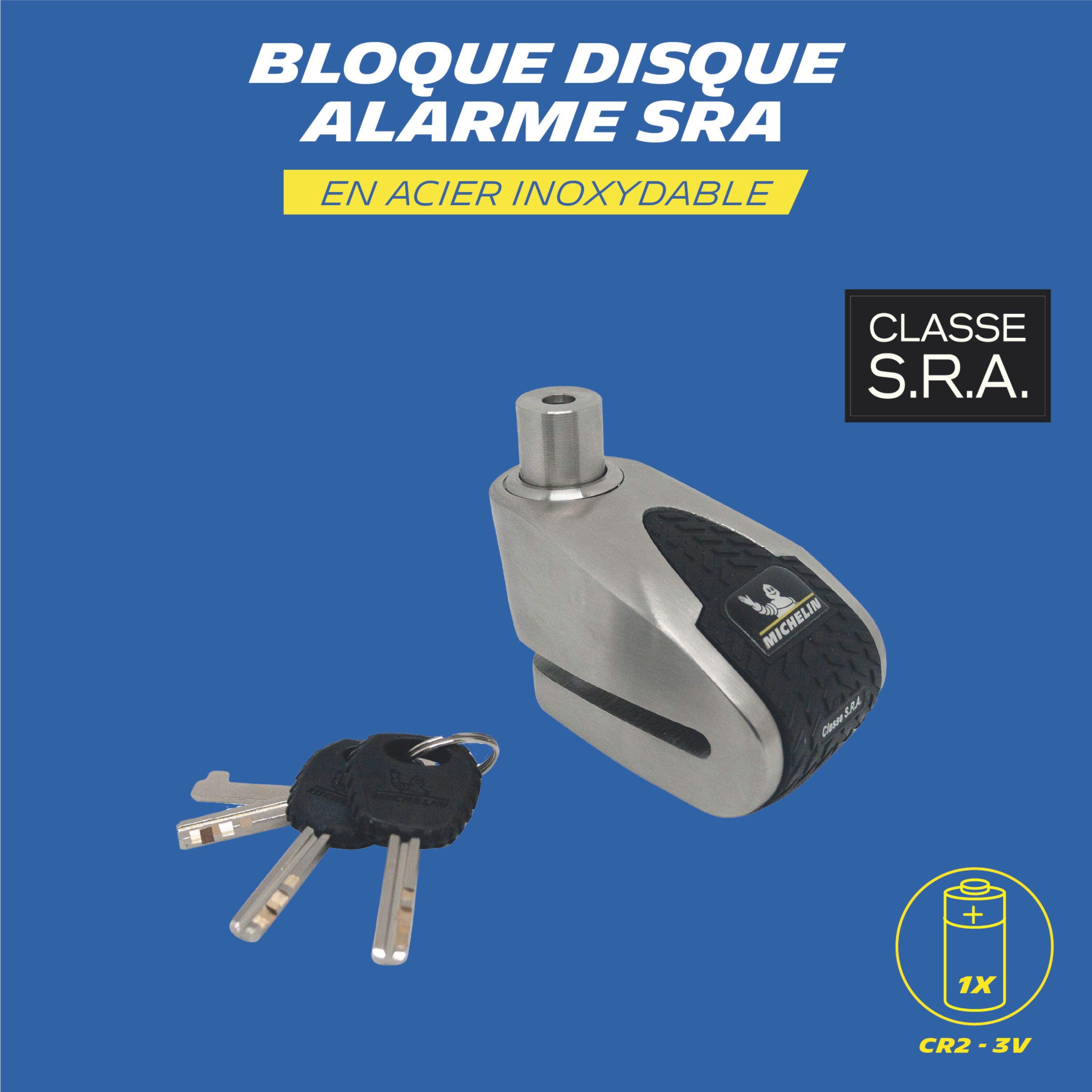 Bloque Disque Alarme SRA Inox 4/4