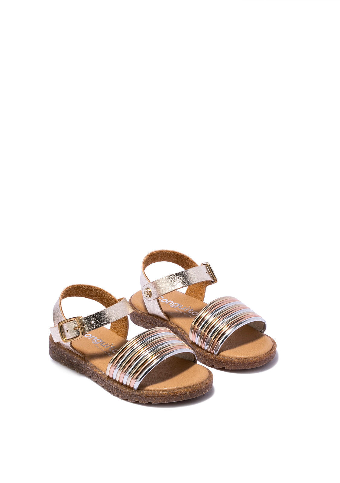 Sandalias Conguitos Multi Metalizado 3/4