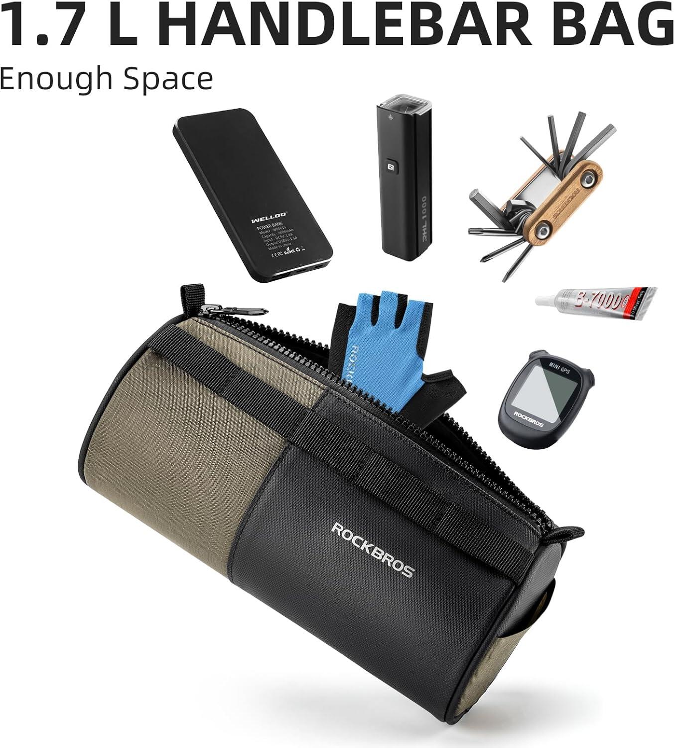 Borsa da manubrio con tracolla per bicicletta 3/7