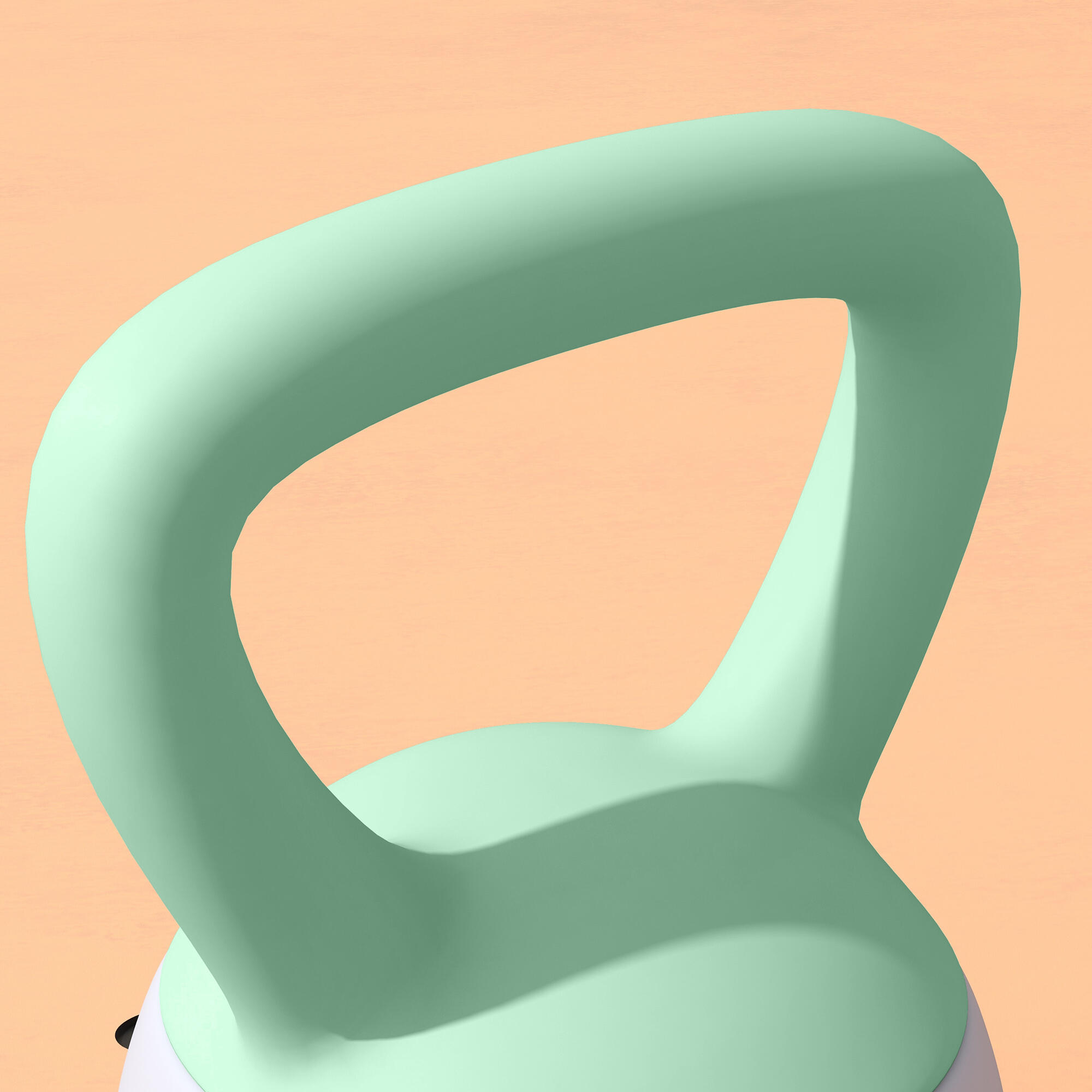 Kettlebell SPORTNOW 19x19x28 cm Verde y Gris 5/5