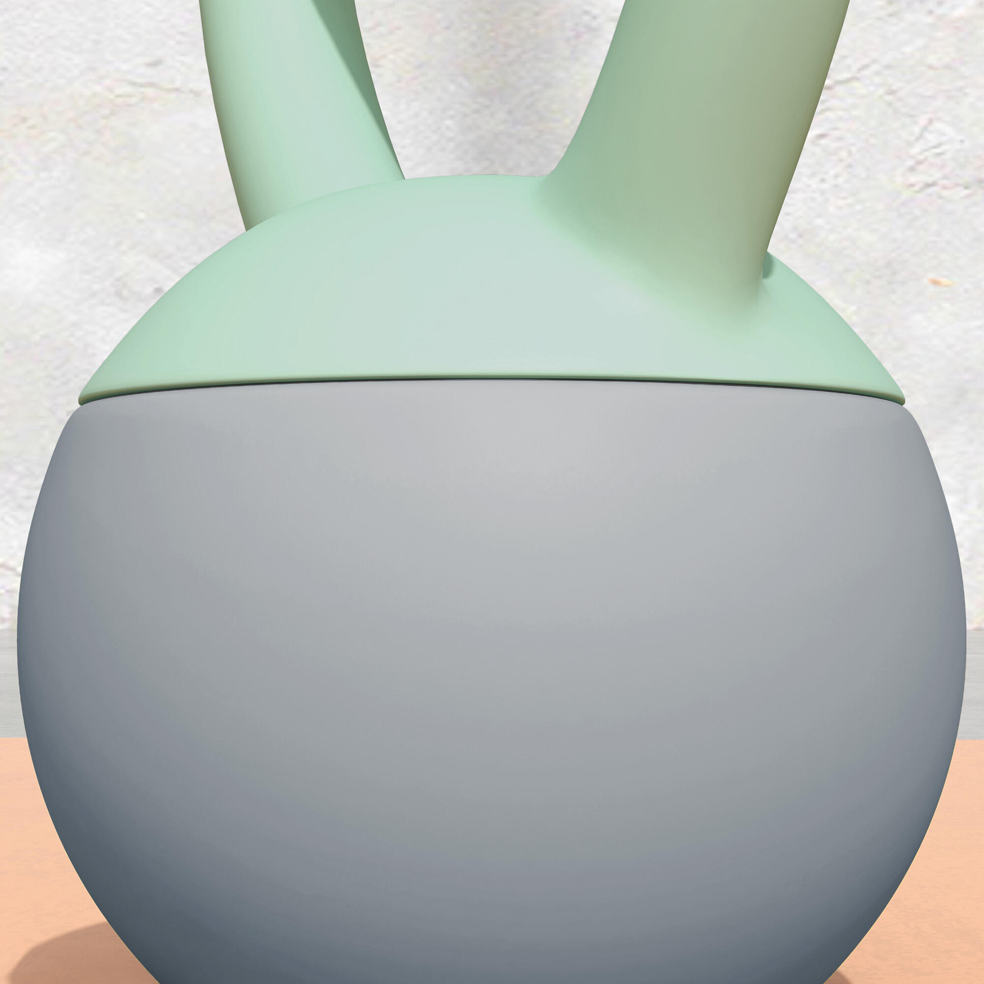 Kettlebell 19x19x28 cm cinzento SPORTNOW 4/5