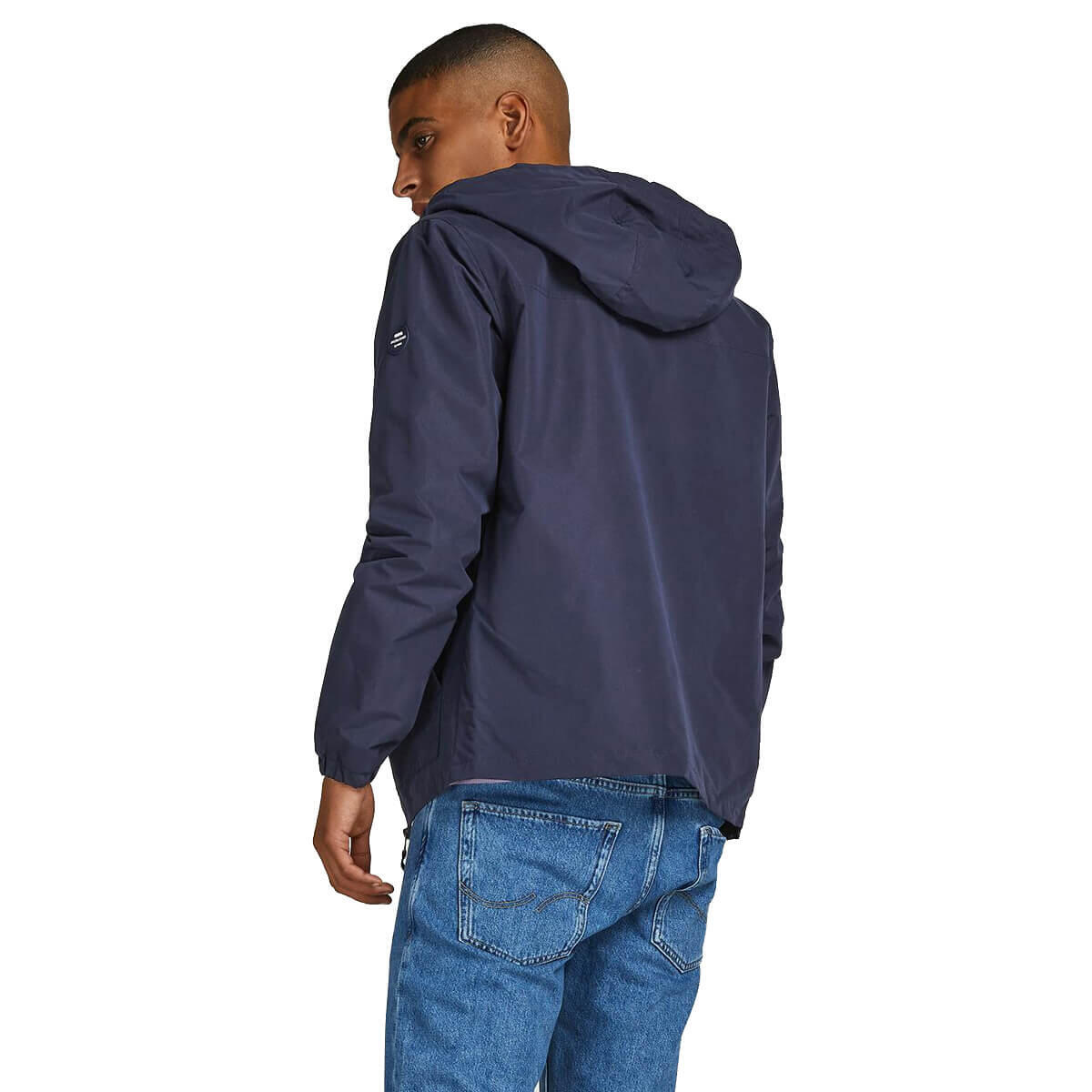 JACK & JONES Herren Jorluke Jacke – Leichte Übergangsjacke Mit Kapuze, In Schwarz, Größe L