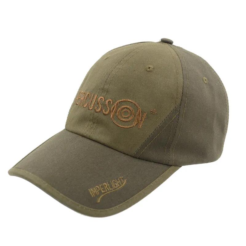 Percussion - Casquette Imperlight Imperméable Réglable Polyester Coton Kaki - Casquette - Vert - No Size - Decathlon