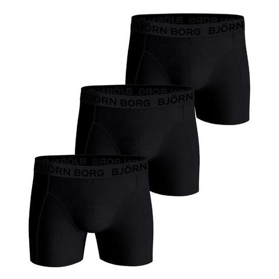 Boxershort Herren 3er Pack Figurbetont-Cotton Stretch Boxer Trunks 3P