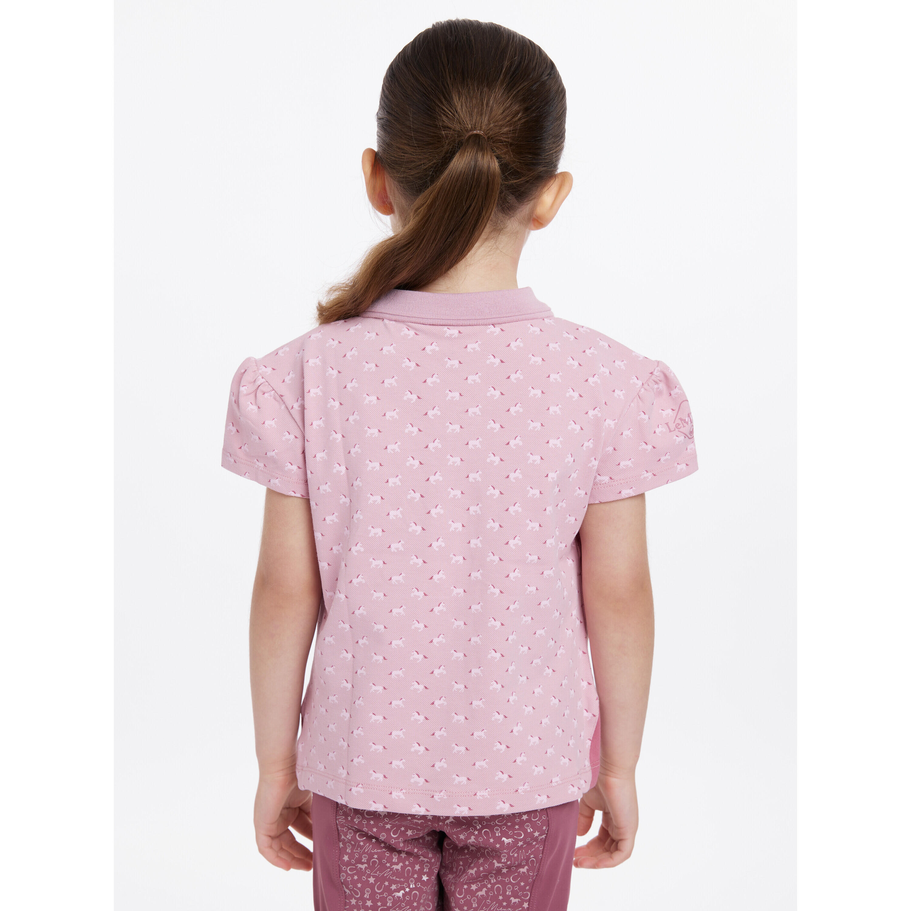 Mini paardrijpoloshirt voor kinderen LeMieux 3/6