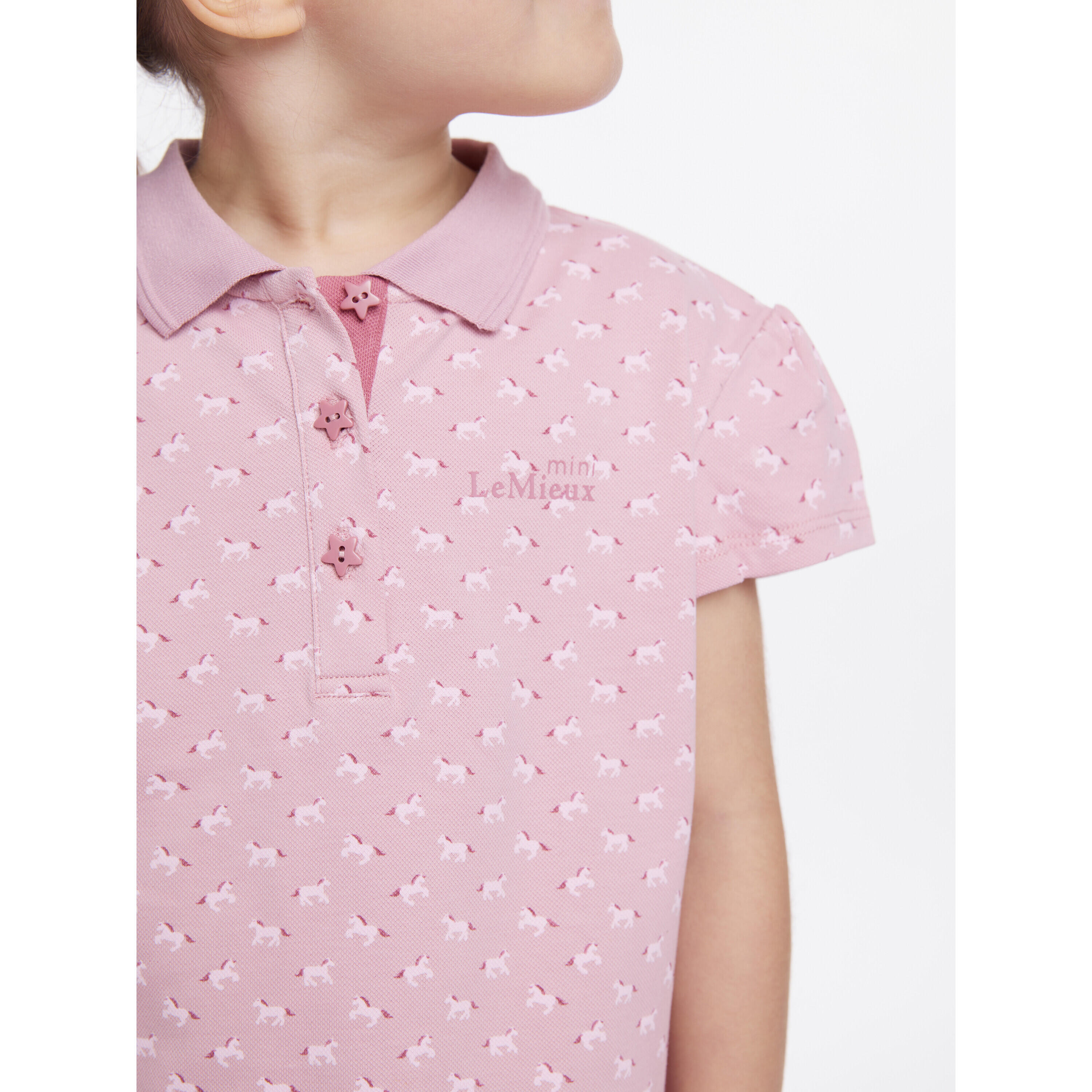 Mini paardrijpoloshirt voor kinderen LeMieux 6/6