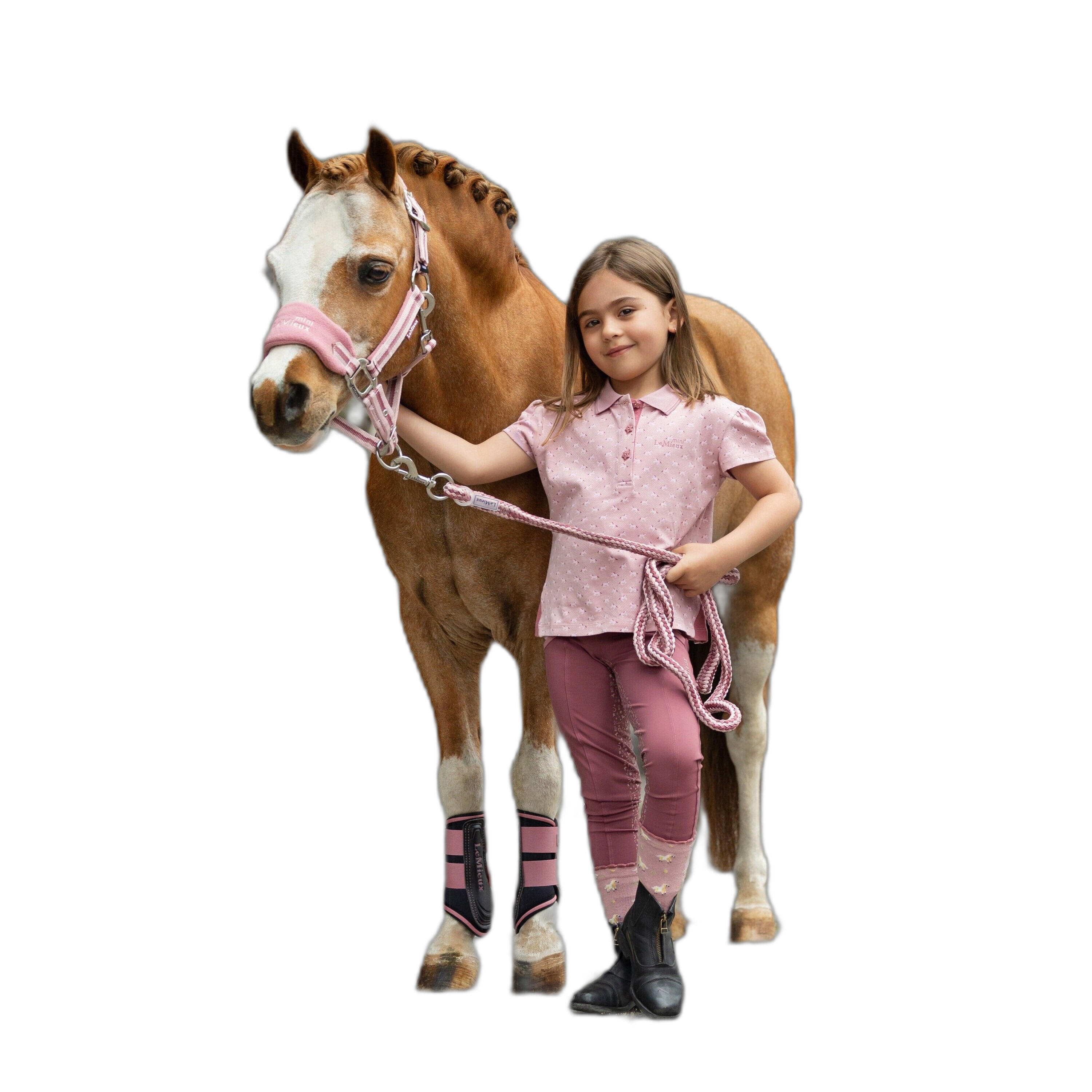 Mini paardrijpoloshirt voor kinderen LeMieux 4/6