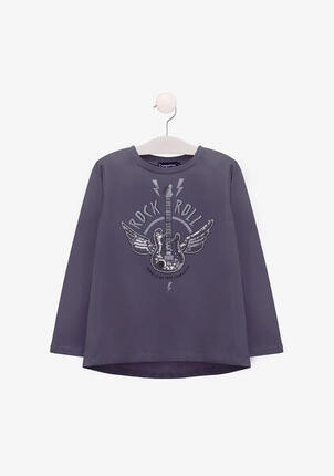 Camiseta de Niña en Morado