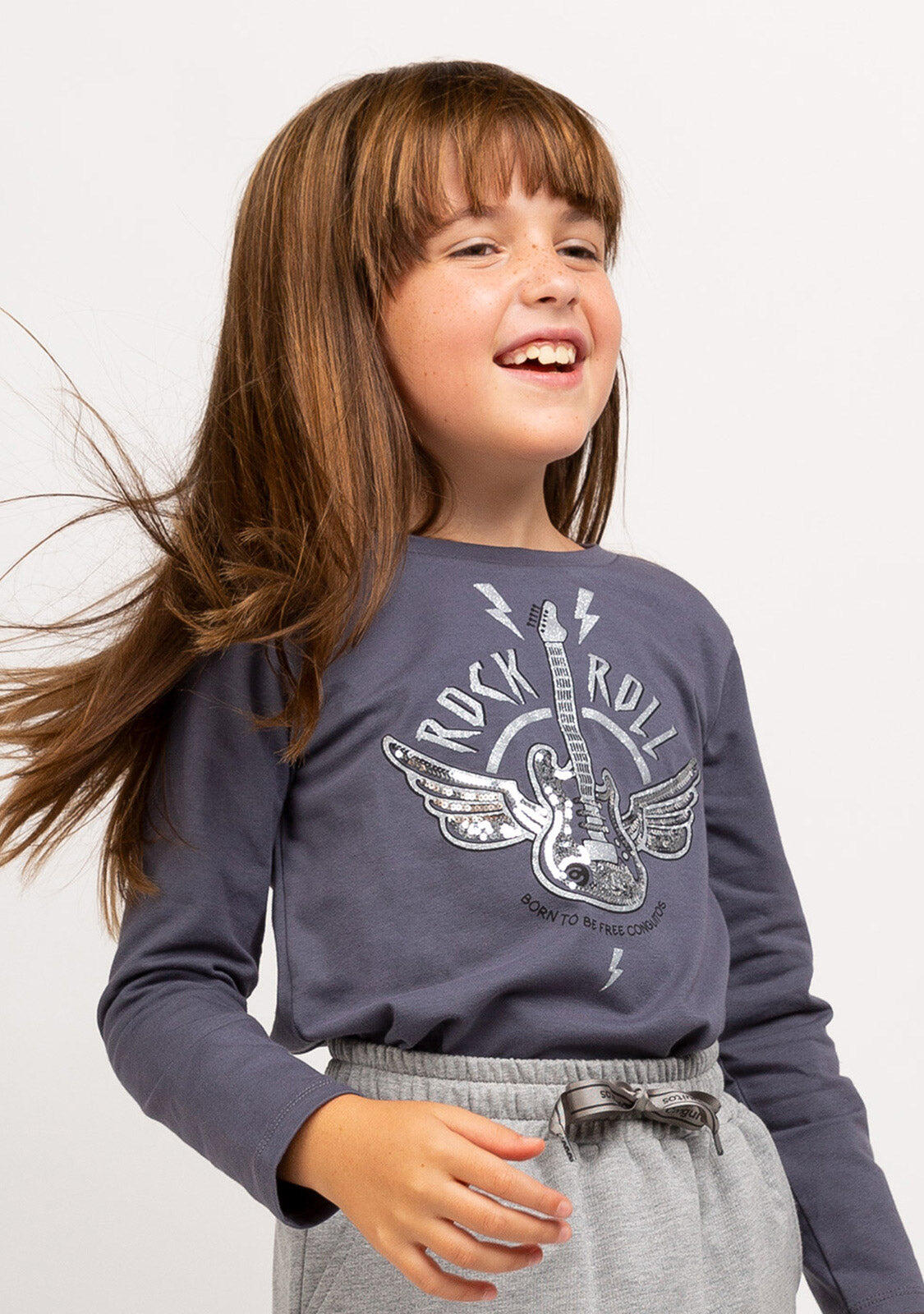 Camiseta de Niña en Morado 2/4