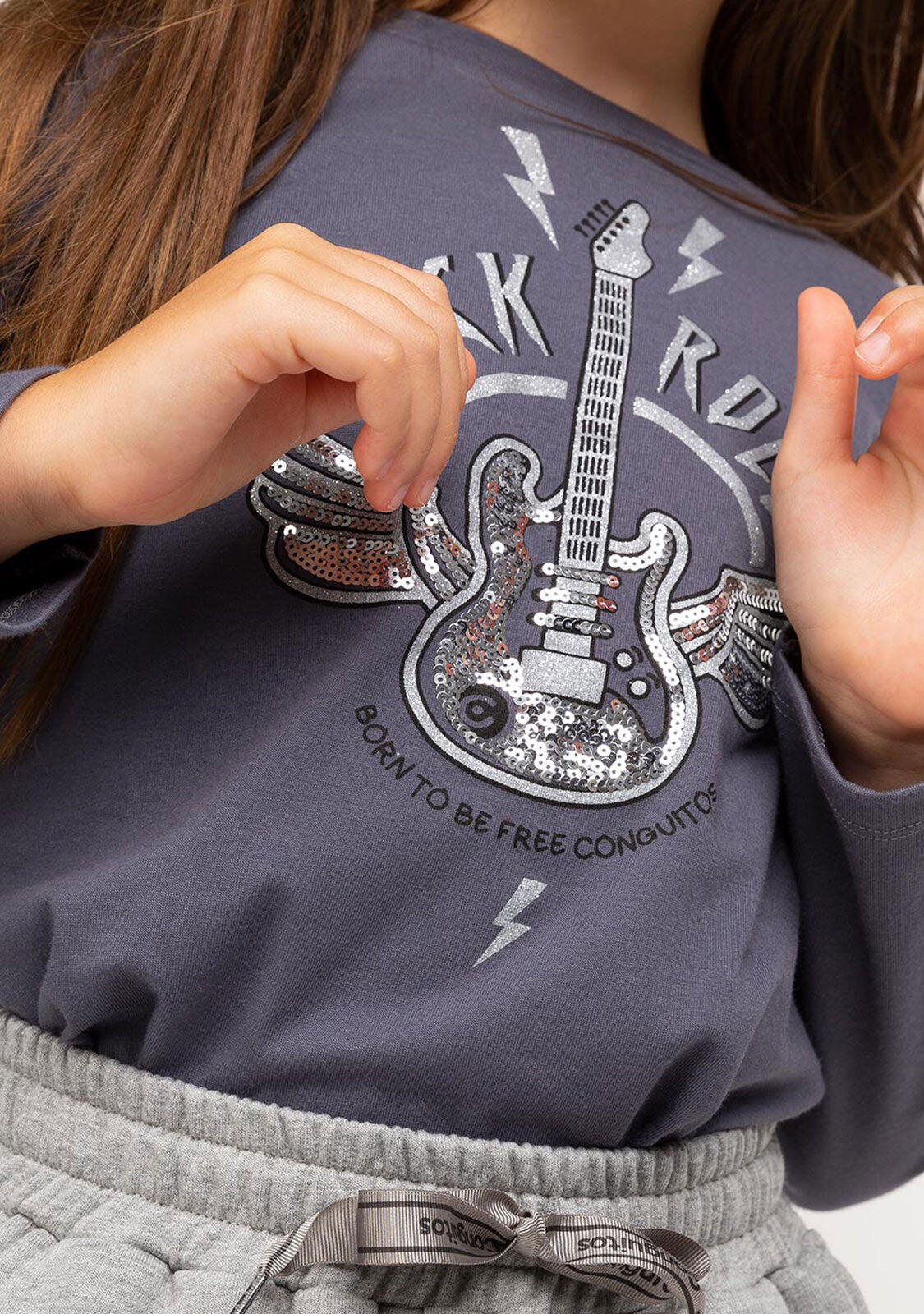 Camiseta de Niña en Morado 4/4