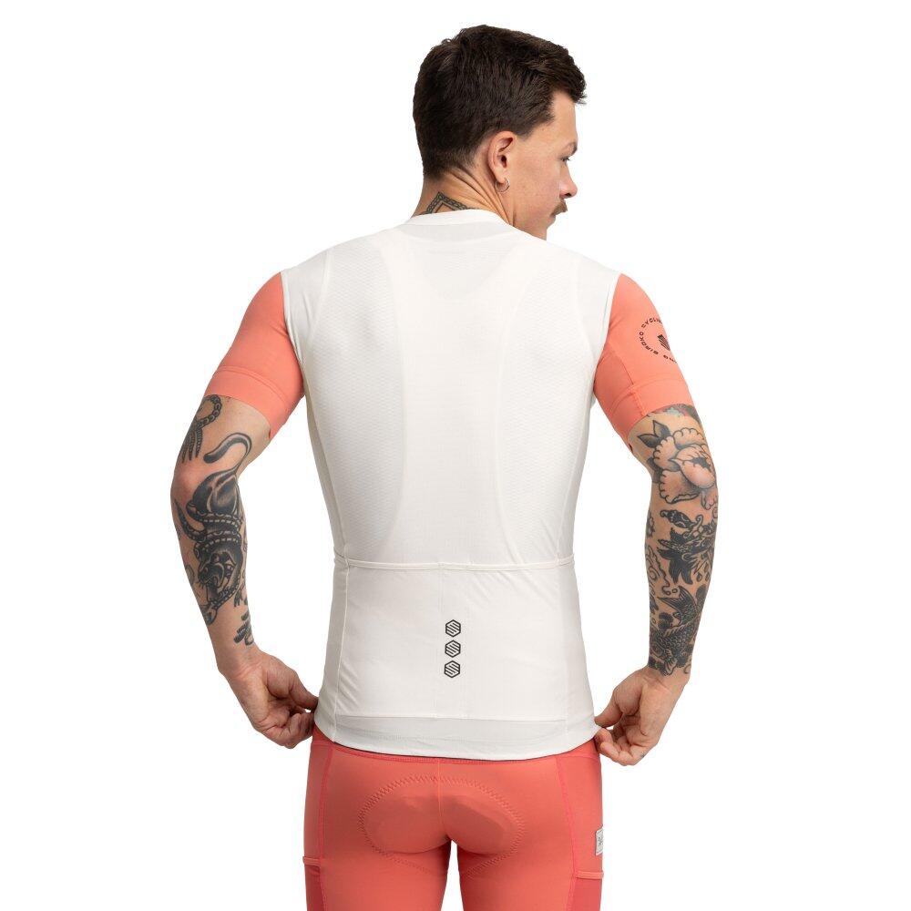 Herren Radsport kurzärmeliges gravel-radtrikot GM2 Gravitas Weiß 2/8