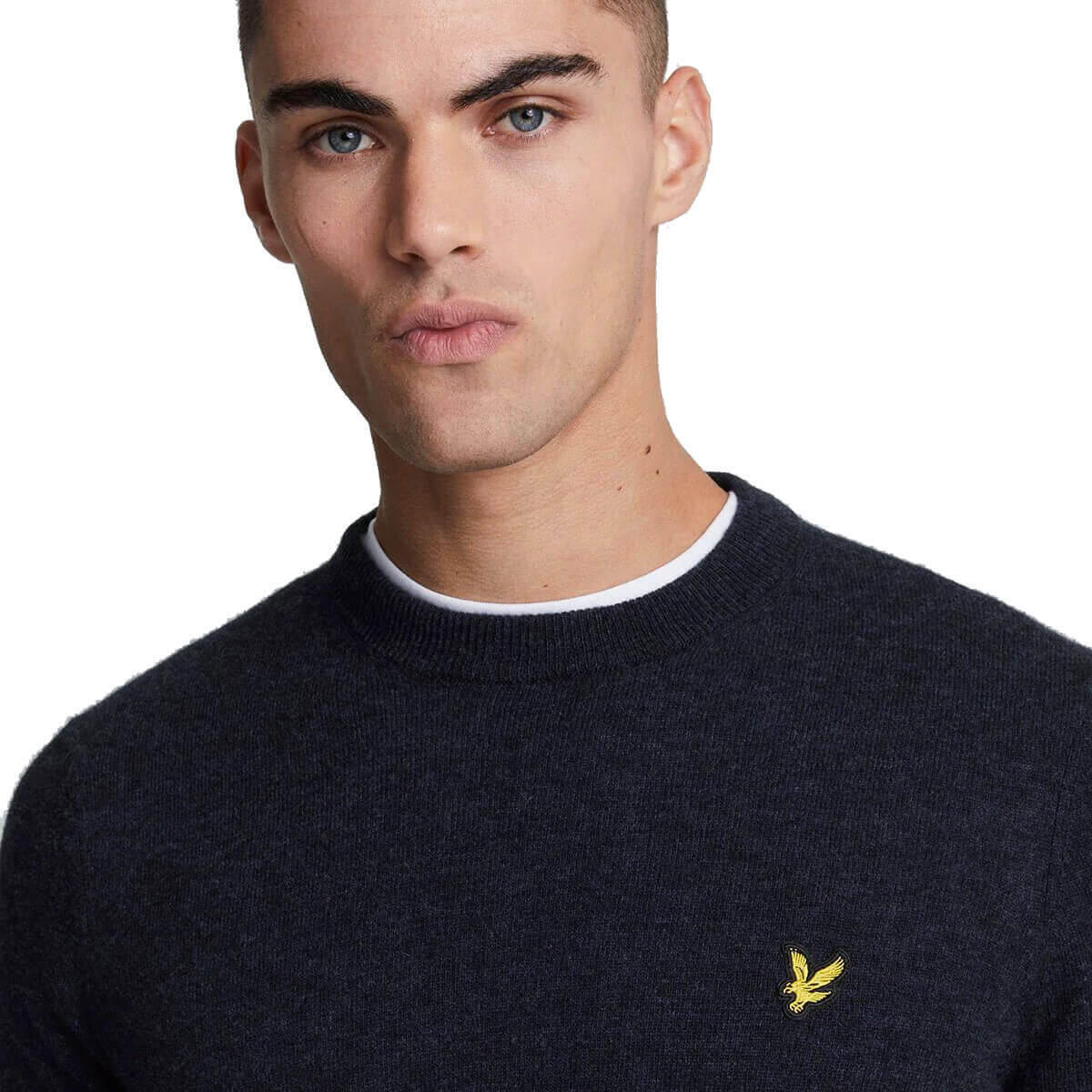 Pull en laine d'agneau col rond Lyle & Scott Blend 7/7