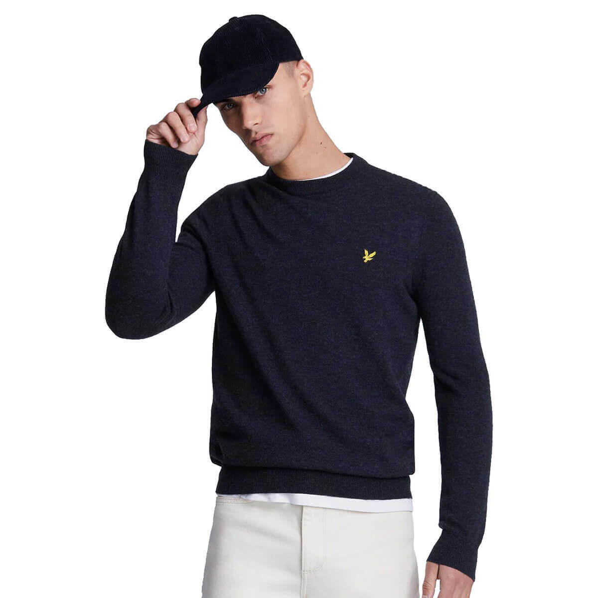 Pull en laine d'agneau col rond Lyle & Scott Blend 5/7