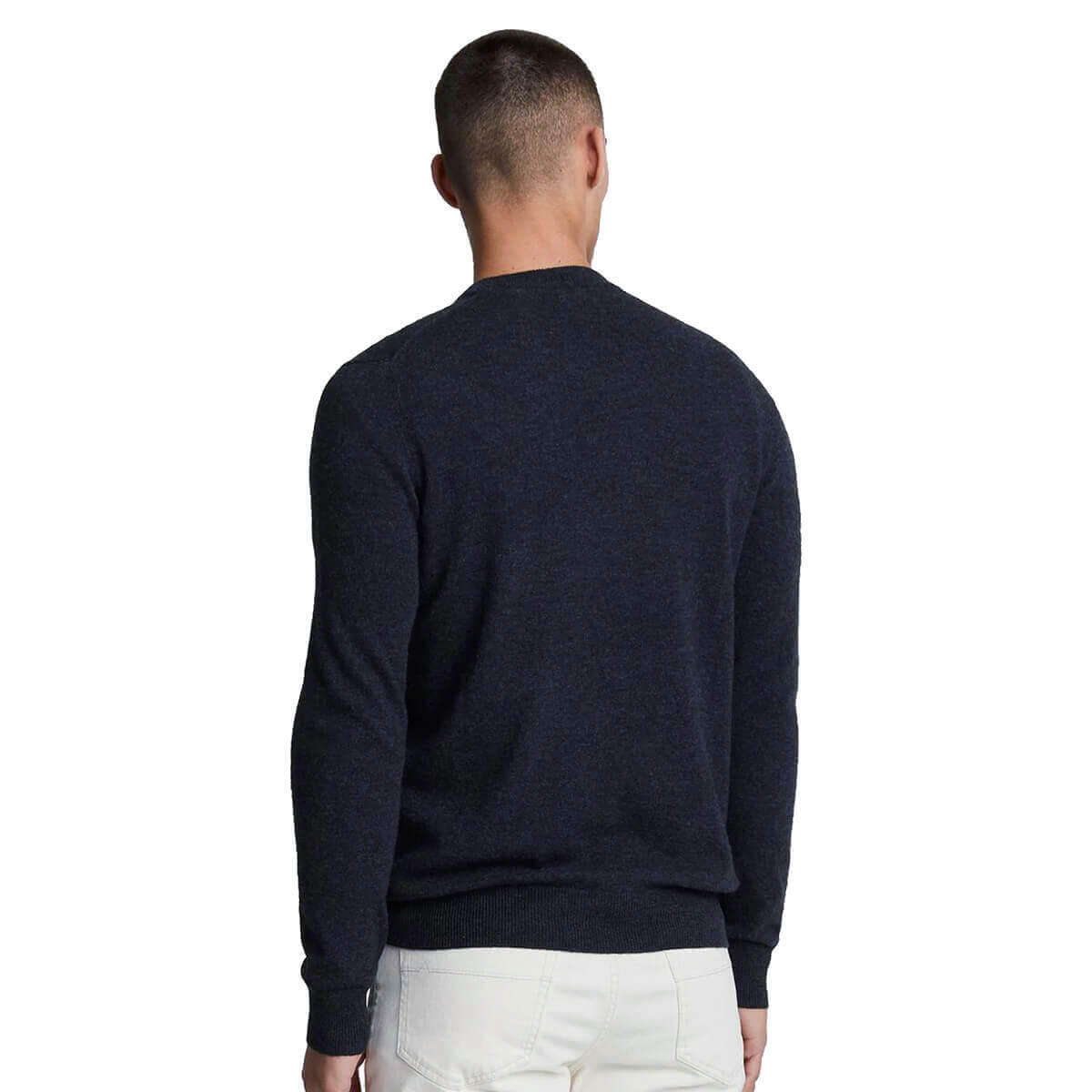 Pull en laine d'agneau col rond Lyle & Scott Blend 6/7