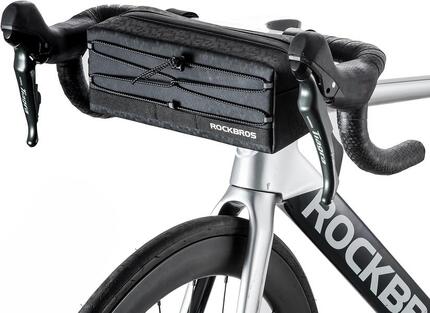 Sacoche de guidon étanche pour vélo avec bandoulière