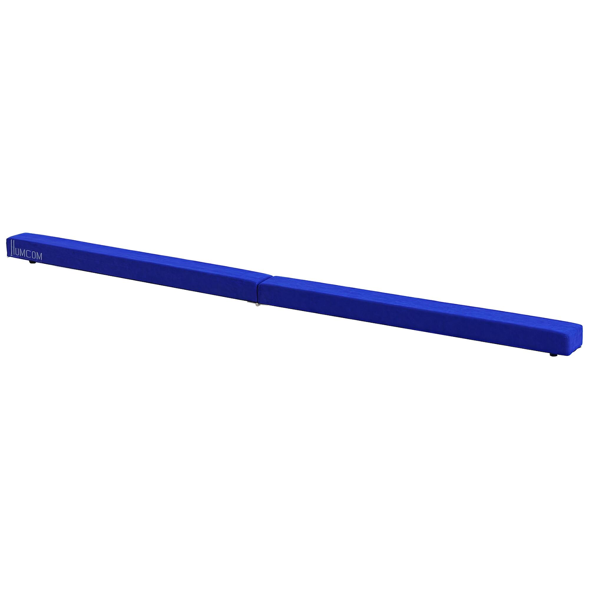 HOMCOM Trave de equilíbrio 210x10x6,5 cm azul HOMCOM