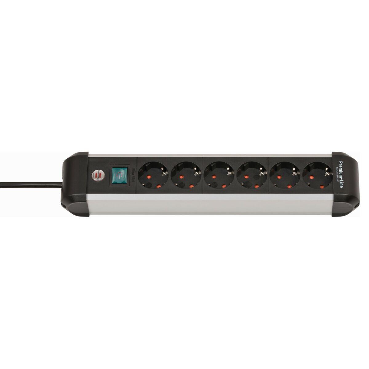 Multiprise 6 Prises avec Interrupteur Brennenstuhl Premium-Alu-Line 3500 W 2/5