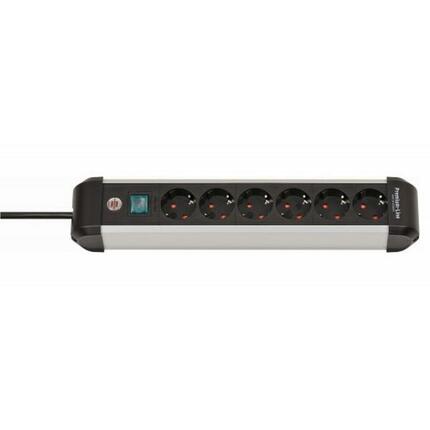 Steckerleiste mit 6 Steckdosen und Schalter Brennenstuhl Premium-Alu-Line 3500 W