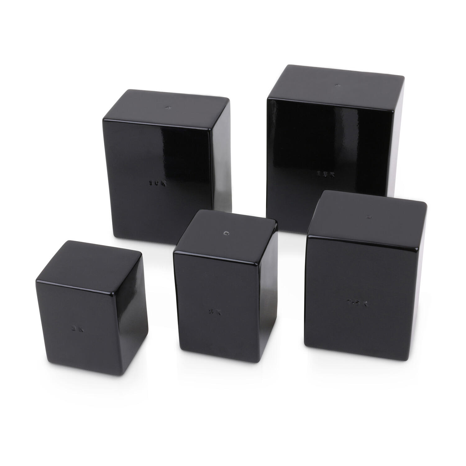 Stoßstein 3 kg Leichtathletik Unisex Schwarz 2/2