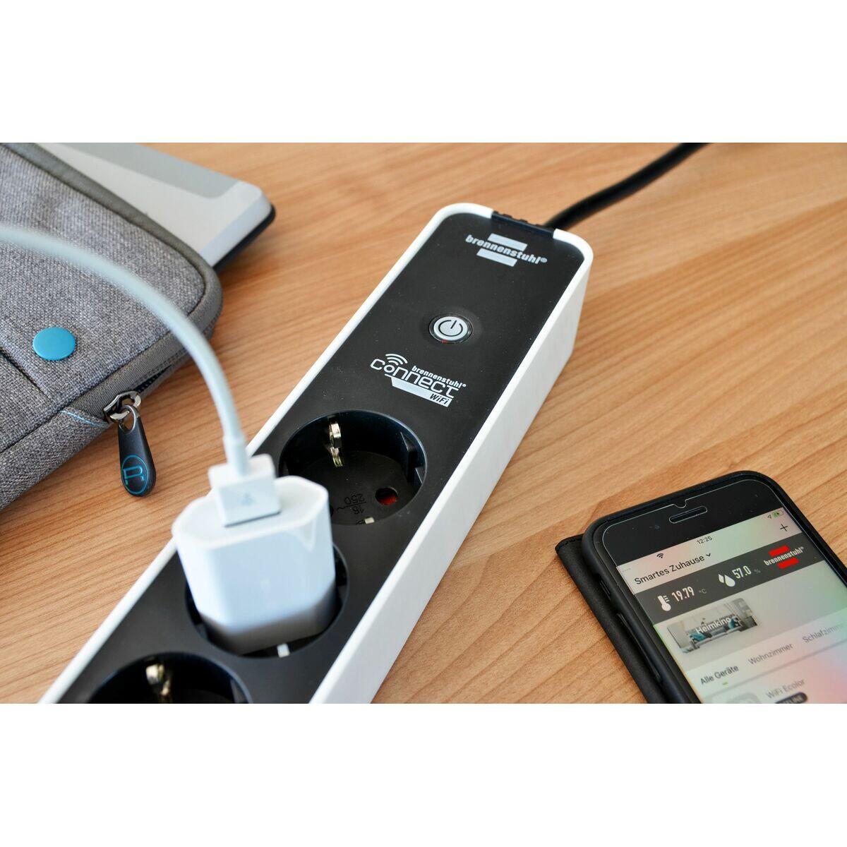 Multiprise Intelligente Brennenstuhl brennenstuhl®Connect WiFi Prise EU 5/5