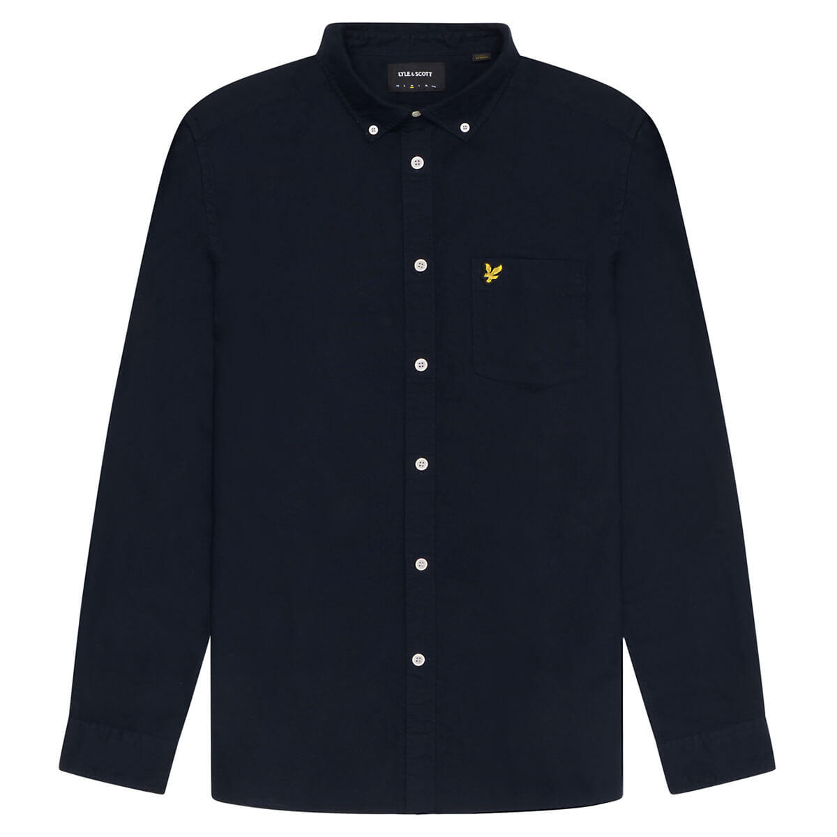 Camisa lisa de manga larga Lyle & Scott Oxford 4/6