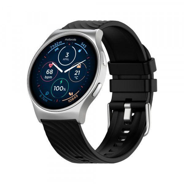 Smartwatch Motorola Moto Watch 120, Ecran AMOLED 1.43", Bluetooth, Asistent AI
