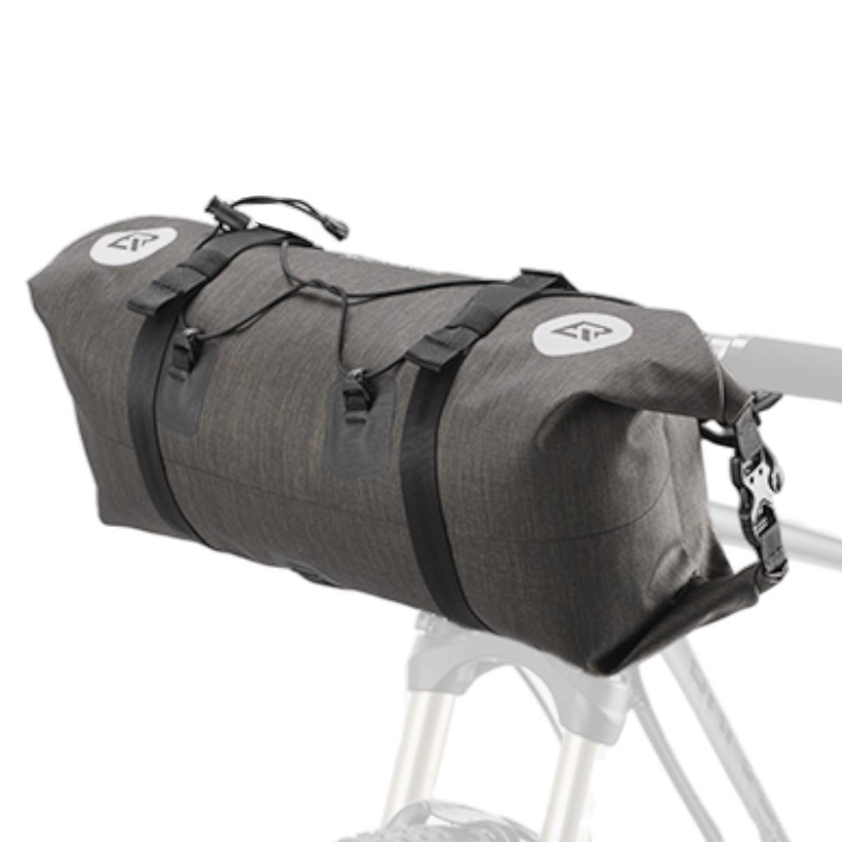 ROCKBROS Bolsa de guiador telescópica ROCKBROS, castanha