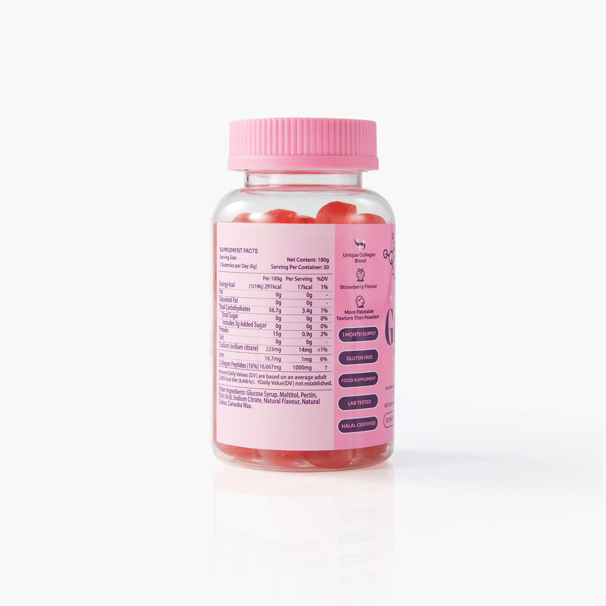 Kolagenové želé Myga Gummies Collagen 60 Jahodové 3/7