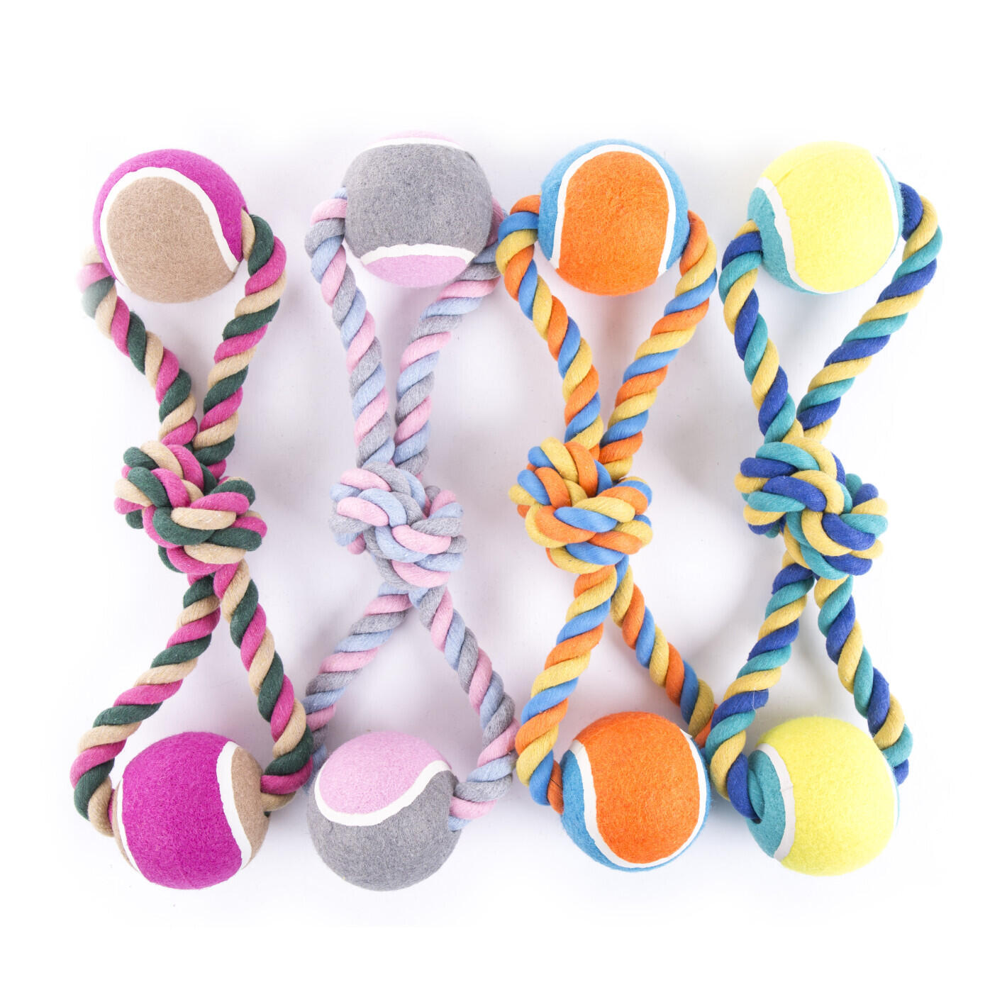 Corde pour chien avec 2 balles de tennis Martin Sellier 2/7